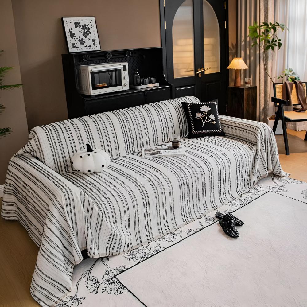 Pokrowiec na Sofę z Chenille w Regal Stripes