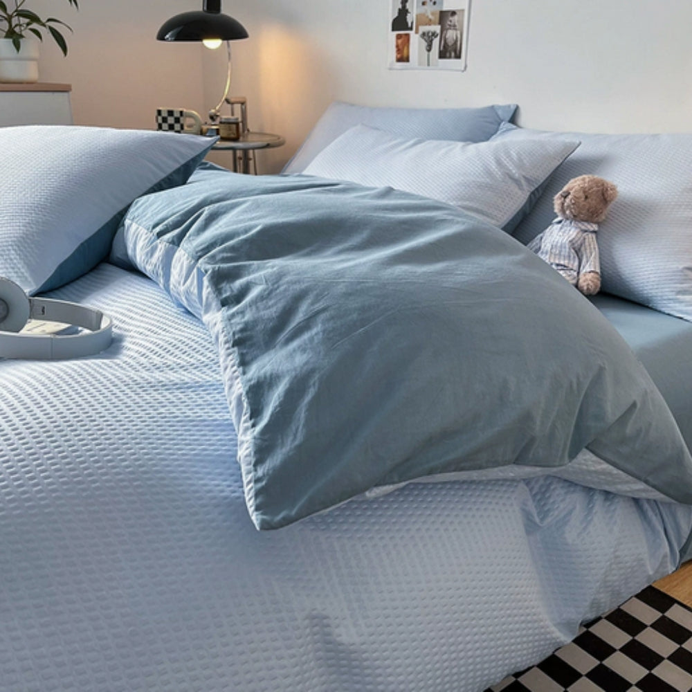 Zestaw Pościeli Beaumont Ultra-Soft Waffle | 3-częściowy zestaw