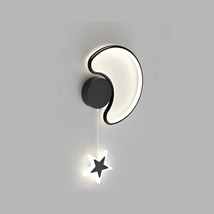 DreamLight | Magiczna Lampa Ścienna z Chmurami, Gwiazdami i Księżycem