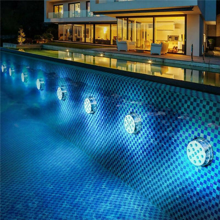 Zdalnie sterowana wodoodporna lampa LED z magnesem