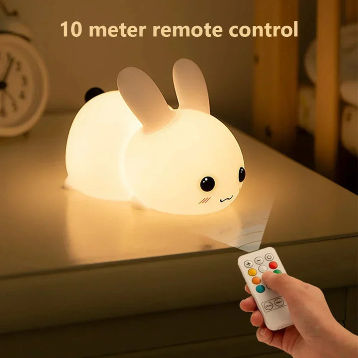 Urocza Lampa Nocna Króliczek - BunnyGlow |