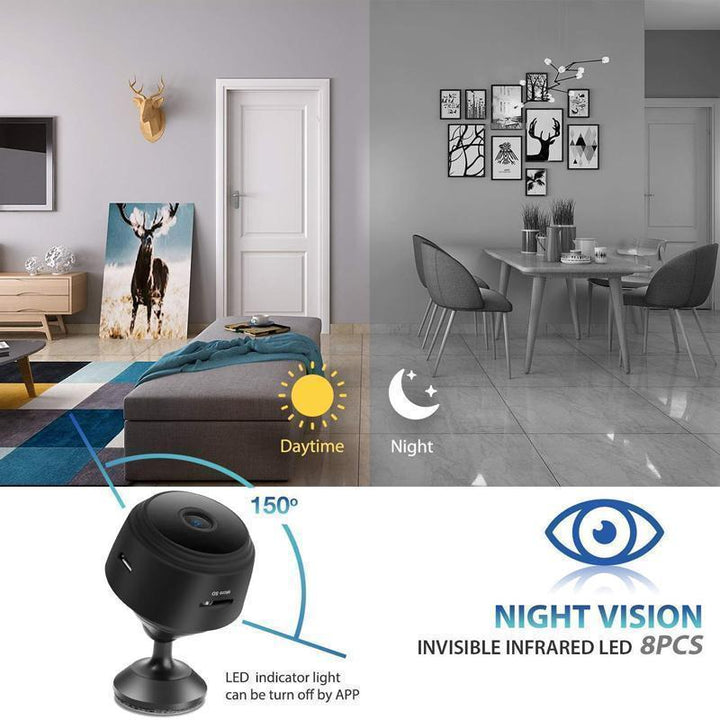 1080p Magnetyczna Mini Kamera WiFi - Kamera Cofania do Przyczepy Kempingowej