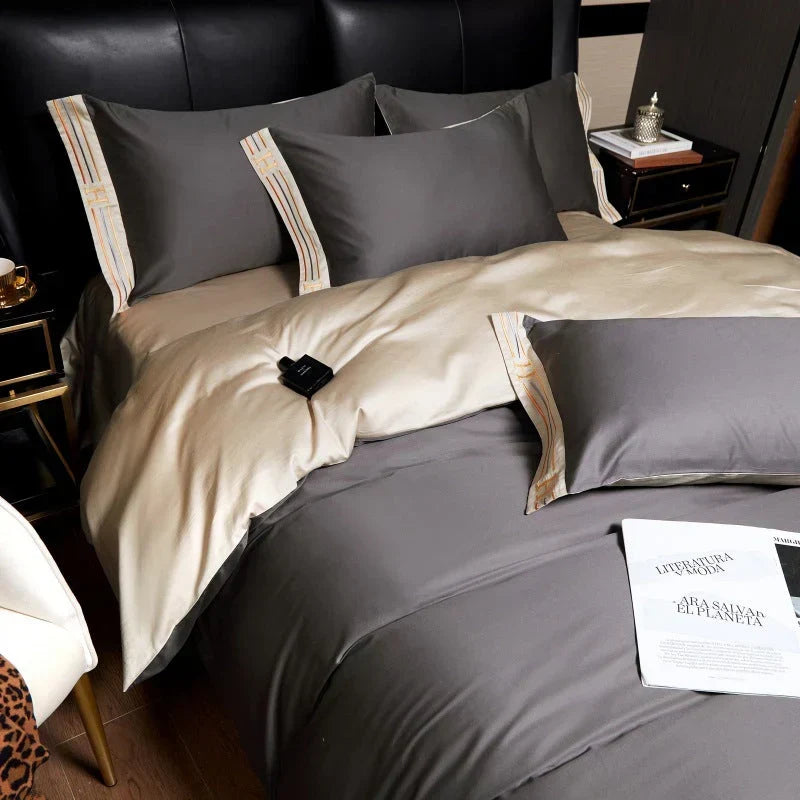 Luksusowy komplet pościeli satynowej 4-częściowy - OpulenceSleep