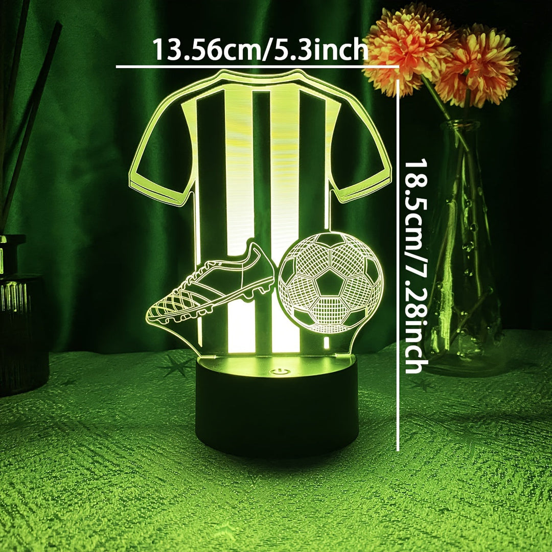 Lampa SportGlow - 3D LED Nocna Lampa dla Fanów Piłki Nożnej