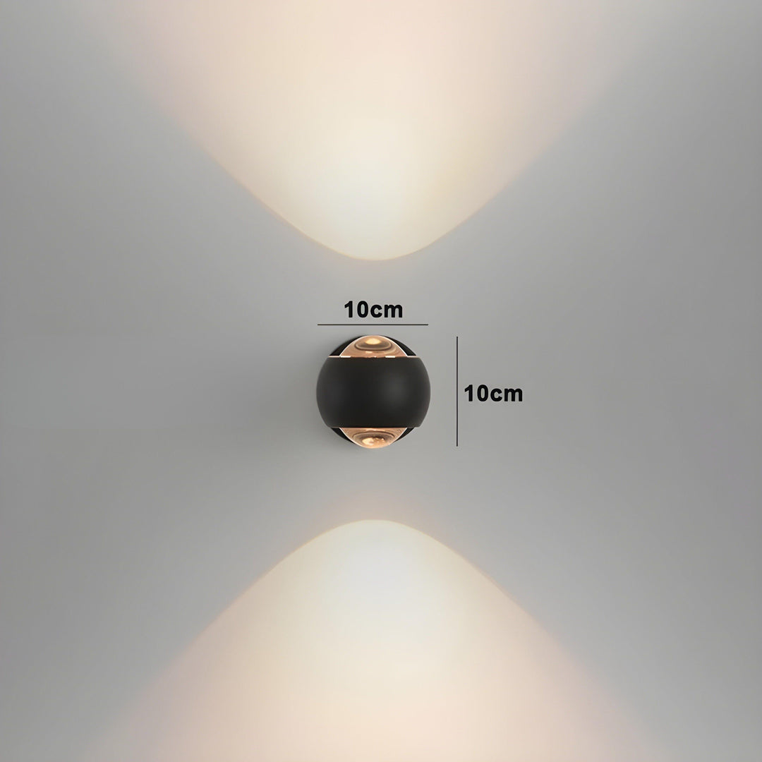 Lampa ścienna wewnętrzna - nowoczesna lampa obrotowa
