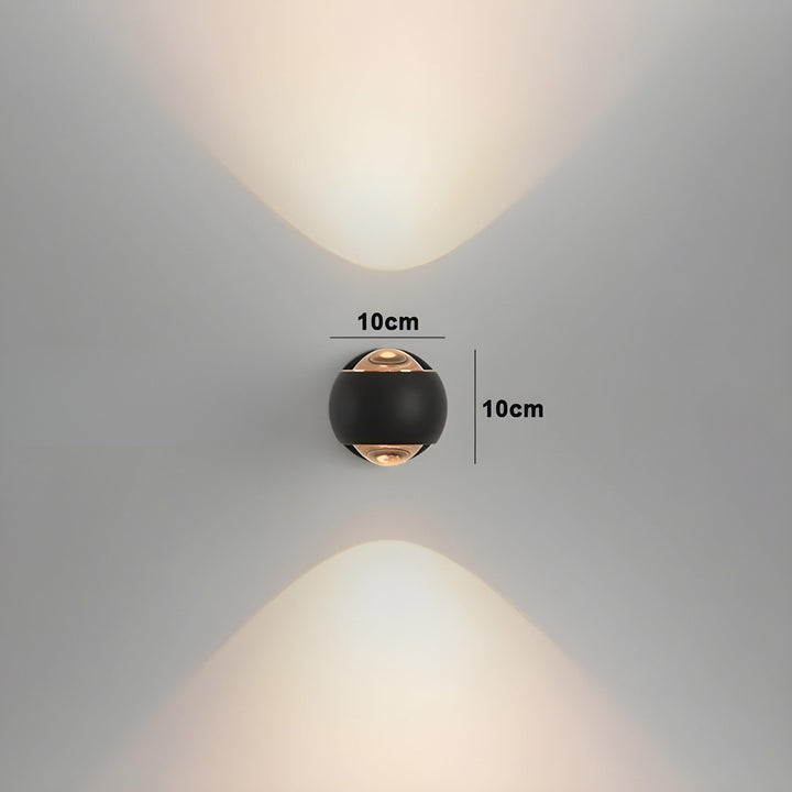 Lampa ścienna wewnętrzna - nowoczesna lampa obrotowa