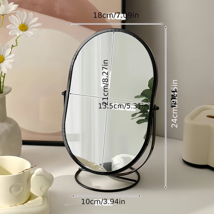 Lustro do makijażu 360° – Eleganckie lustro do każdego kąta