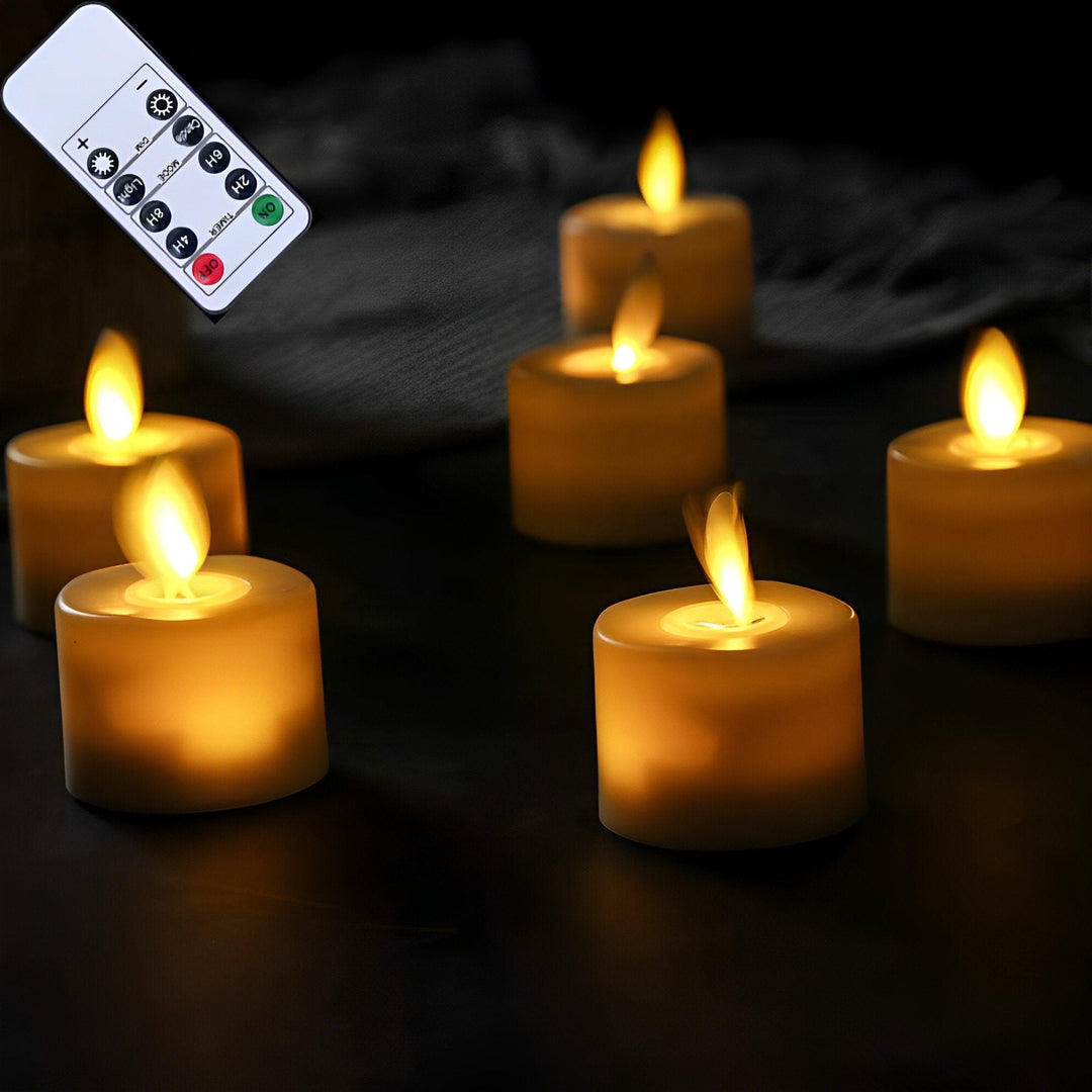 Elektroniczna świeca z ruchomym płomieniem | Świeca LED bez knota