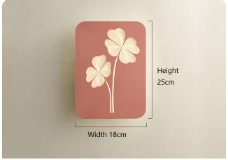 Nowoczesna minimalistyczna lampa ścienna LED