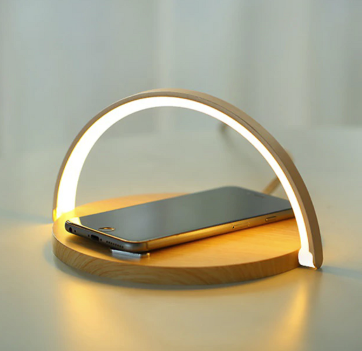 Bowlight Design | Atmosferyczna Lampa Nocna 3-w-1 z Bezprzewodowym Ładowaniem