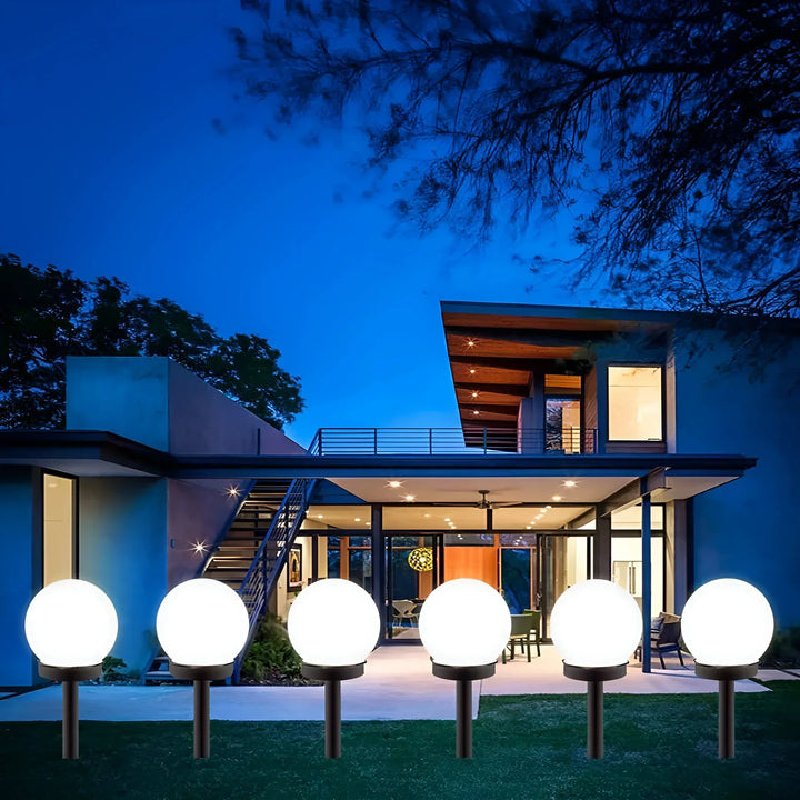 LumiGlobe – Zestaw 3 Wodoodpornych Słonecznych Lamp Ścieżkowych