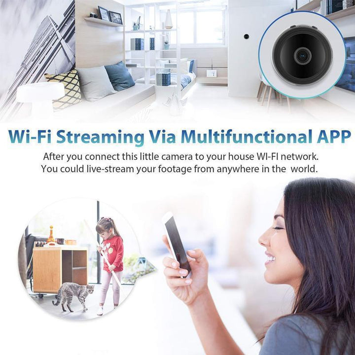 1080p Magnesowa Mini Kamera WiFi