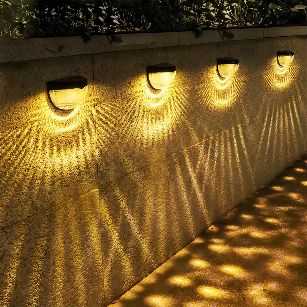 LumiWall – Słoneczna Lampa Ogrodowa na Ścianę