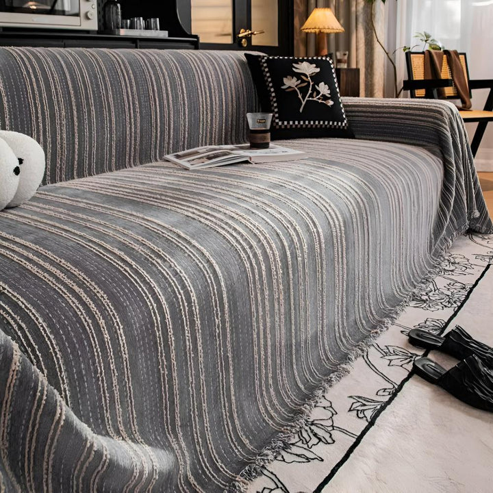 Pokrowiec na Sofę z Chenille w Regal Stripes