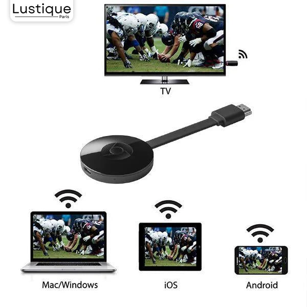 Bezprzewodowy adapter HDMI | MediaLink 1080P WiFi Mirroring dla Android, iOS, Windows i Mac