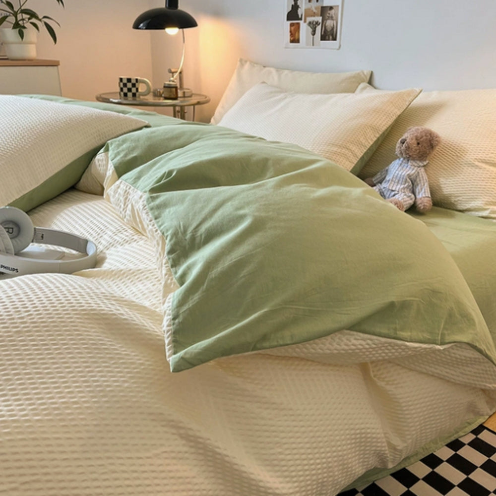 Zestaw Pościeli Beaumont Ultra-Soft Waffle | 3-częściowy zestaw
