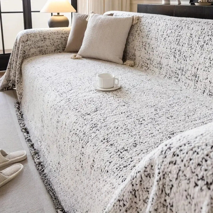 Odwracalna Pokrywa Sofy w Stylu Nordic Speckle