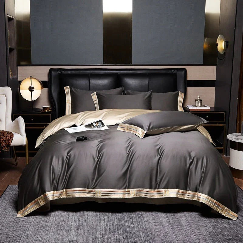 Luksusowy komplet pościeli satynowej 4-częściowy - OpulenceSleep