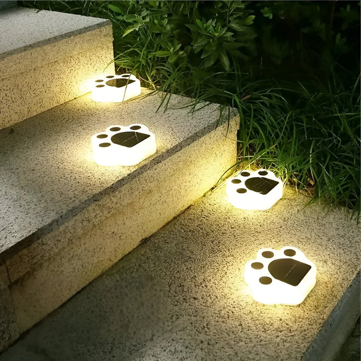 PawPrint – Solarne Lampy Ogrodowe w Kształcie Łap