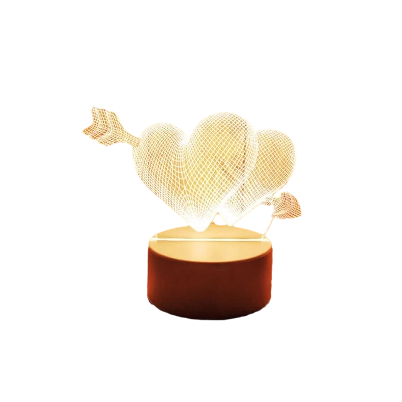 3D Nocna Lampa Usb