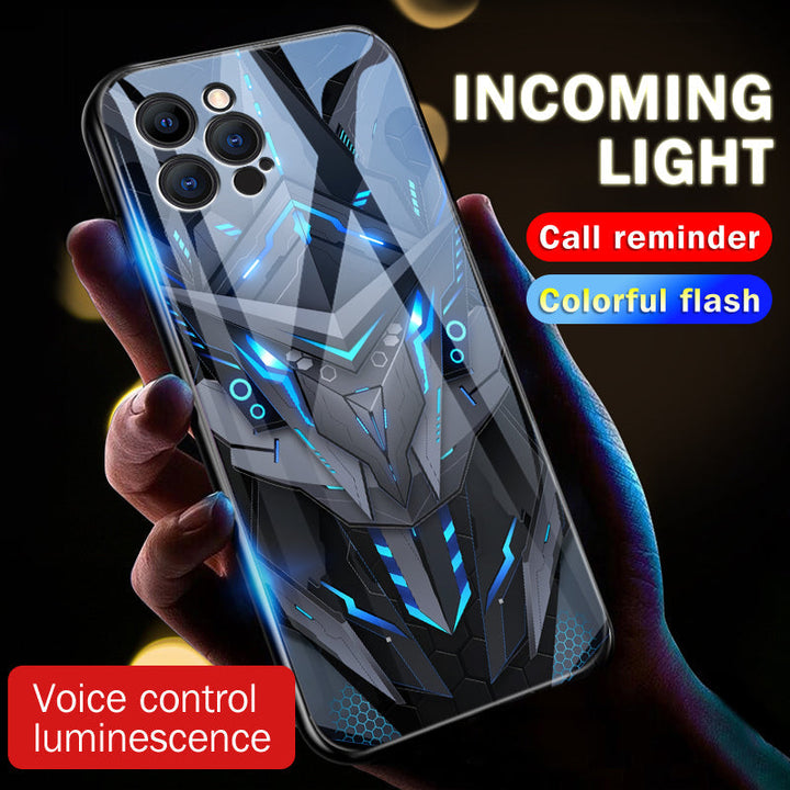 Fajny Mecha Apple Smart Flash Etui na Telefon