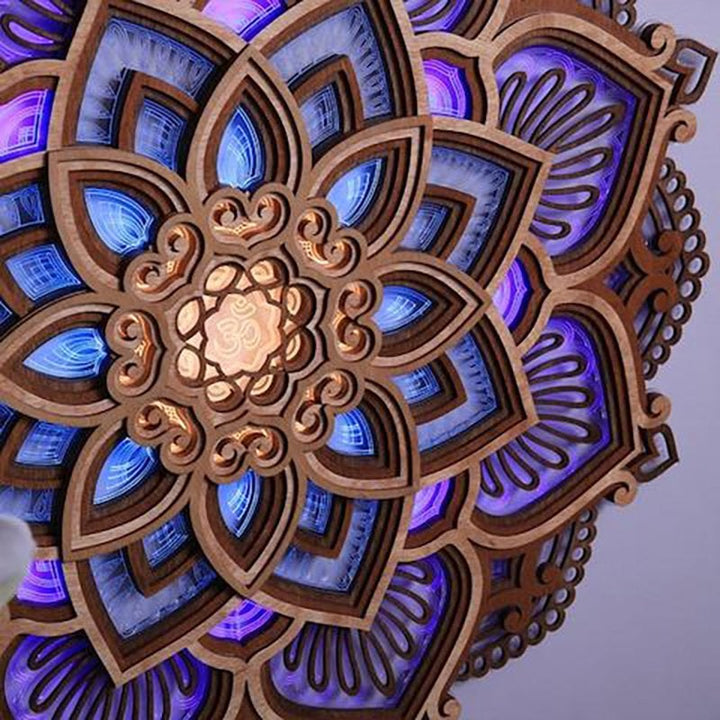 Lampka nocna LED Mandala Yoga Room