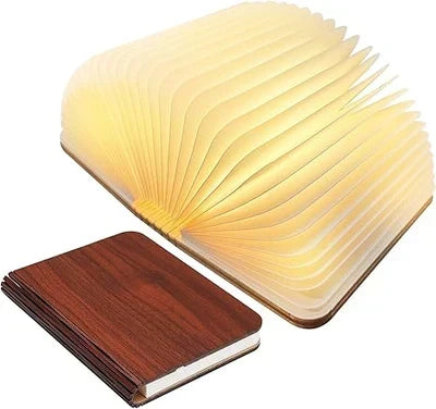 Lampa Książkowa LED Składana – Unikalny i Nietypowy Pomysł na Prezent dla Miłośników Książek, Idealna do Kącików Czytelniczych lub Na Stolikach Nocnych | Kreatywna i Kompaktowa Lampa Nocna