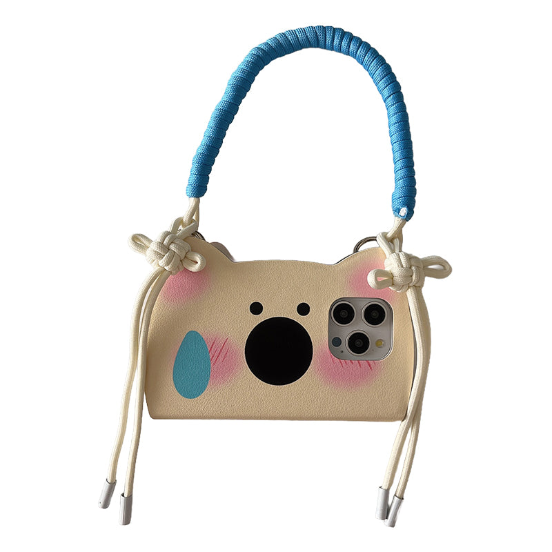 Etui na telefon Flip-Phone w stylu Insta z rysunkiem Westie