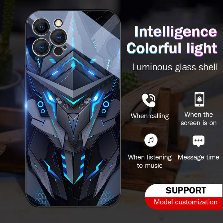 Fajny Mecha Apple Smart Flash Etui na Telefon