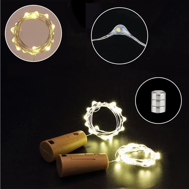 5 sztuk LED światła butelkowego nocnego światła z korka dekoracja prezentowa |