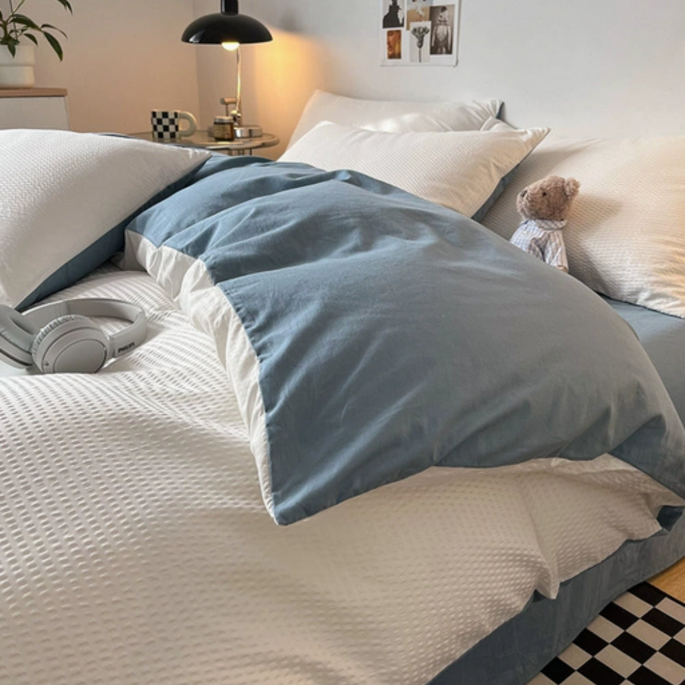 Zestaw Pościeli Beaumont Ultra-Soft Waffle | 3-częściowy zestaw
