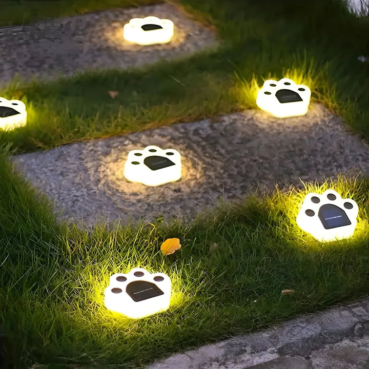 PawPrint – Solarne Lampy Ogrodowe w Kształcie Łap