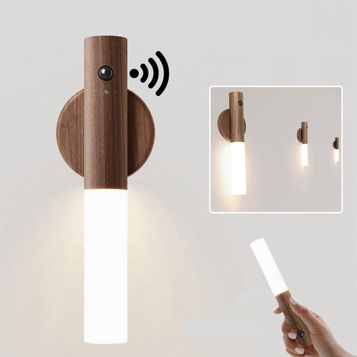 LED Nocna Lampa z Czujnikiem Ruchu - Natychmiastowe Oświetlenie do Domu |