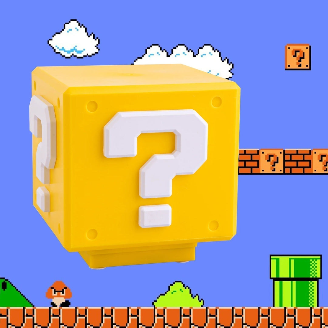 Lampa Nocna Power-Up Block - Dekoracja inspirowana grą Super Mario