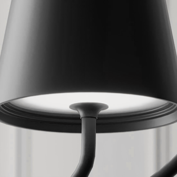 Nowoczesna skandynawska lampa wisząca LED