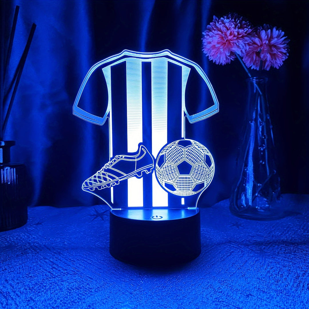 Lampa SportGlow - 3D LED Nocna Lampa dla Fanów Piłki Nożnej