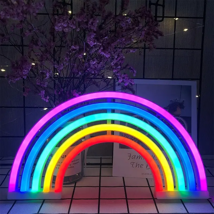 Tęczowa Lampa Nocna - RadiantArc |