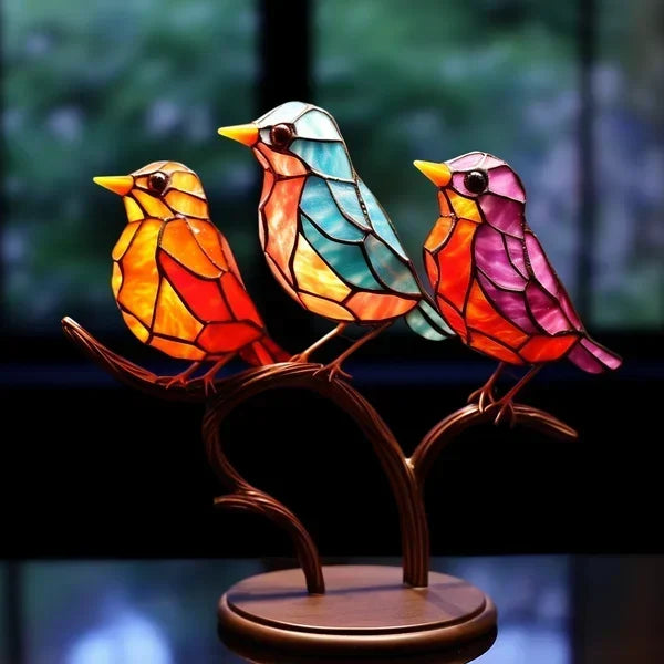 VitraGlow Ręcznie Wykonany Kolorowy Dekor Stołowy | Artystyczny Luksusowy Ornament