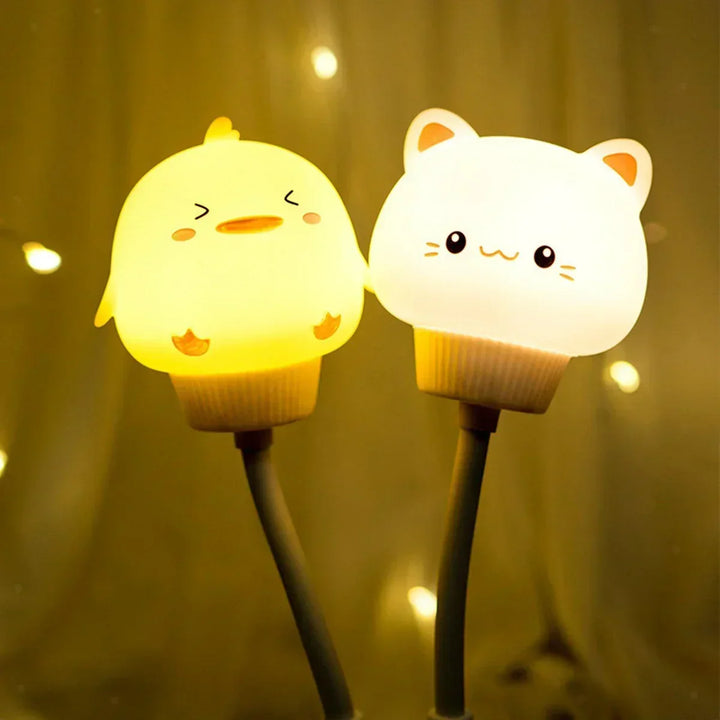 Przytulna Lampa Nocna z Funkcją Timera