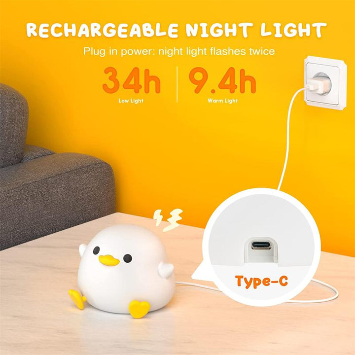 Lampka Ducky Buddy - Uspokajająca Lampka Nocna Dla Lepszego Snu Twojego Dziecka