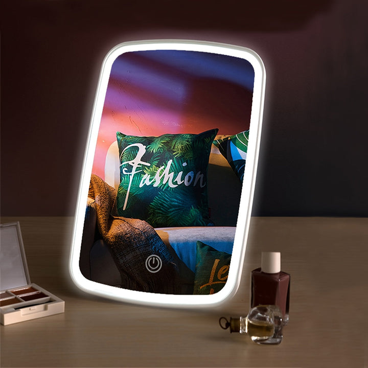 BloomMirror - Elegan lusterko do makijażu LED z ładowaniem USB
