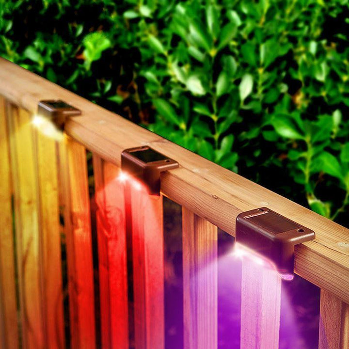 Wodoodporne Solarne Lampy Schodowe na Zewnątrz (4 sztuki)