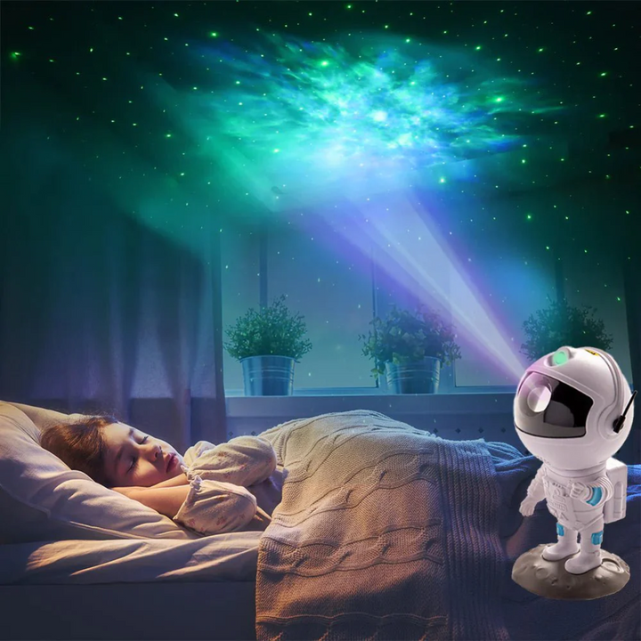 Astronauta Lampa Nocna w Kosmosie