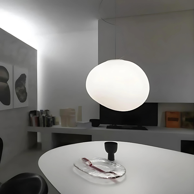 Elegancka Lampa Wisząca z Szklanymi Kamieniami