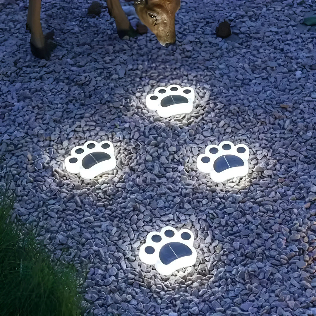 PawPrint – Solarne Lampy Ogrodowe w Kształcie Łap