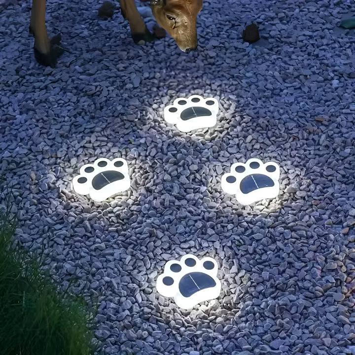 PawPrint – Solarne Lampy Ogrodowe w Kształcie Łap