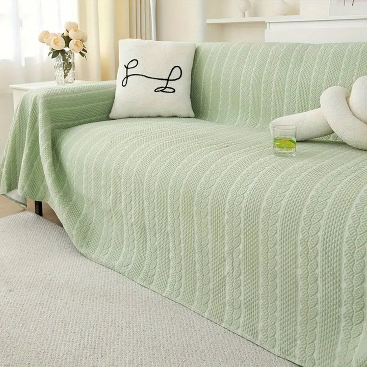 Pokrowiec na sofę Tranquil Plush Leaf