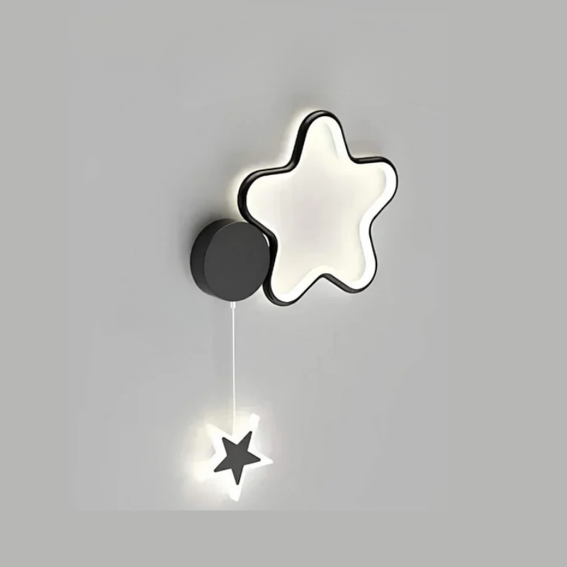 DreamLight | Magiczna Lampa Ścienna z Chmurami, Gwiazdami i Księżycem