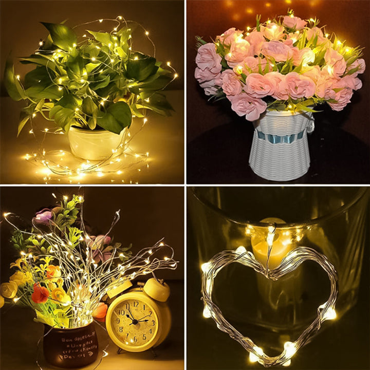 Świeczka LED do Butelki Korkowa Lampa Nocna DIY Dekoracja Prezent