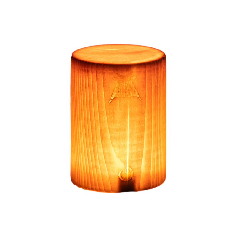 LumiWood – Lampa stołowa LED z baterią i dotykowym sterowaniem